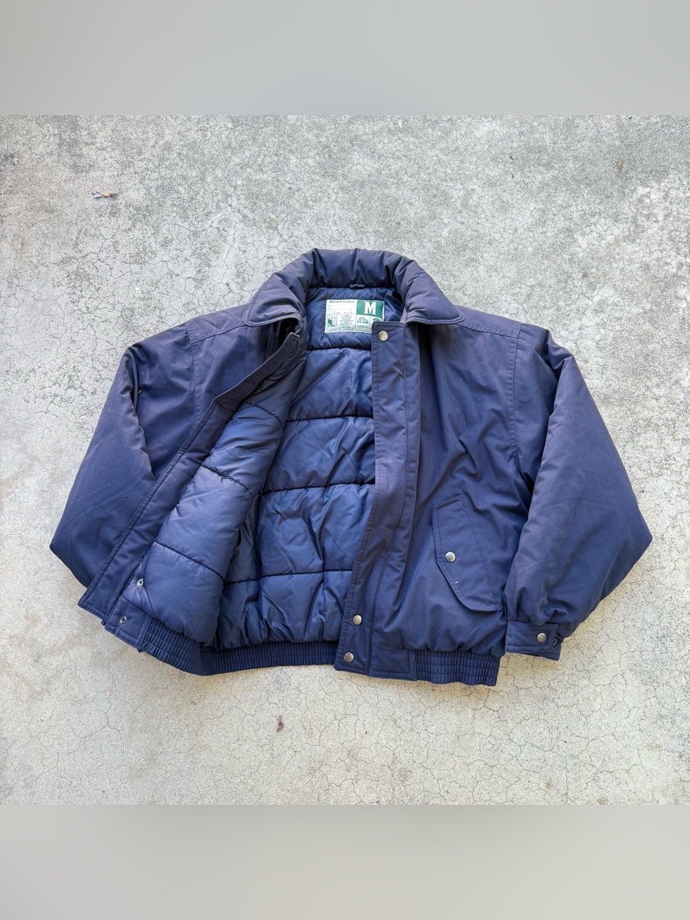 WearGuard Navy Insulated Blue Puffer Jacket
Size: Medium